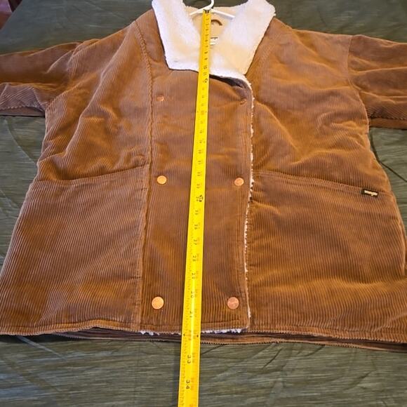 Wrangler Corduroy Ranch Coat Women's Large Sherpa Lined - Picture 11 of 11
